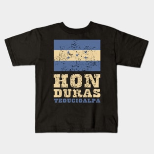 Flag of Honduras Kids T-Shirt